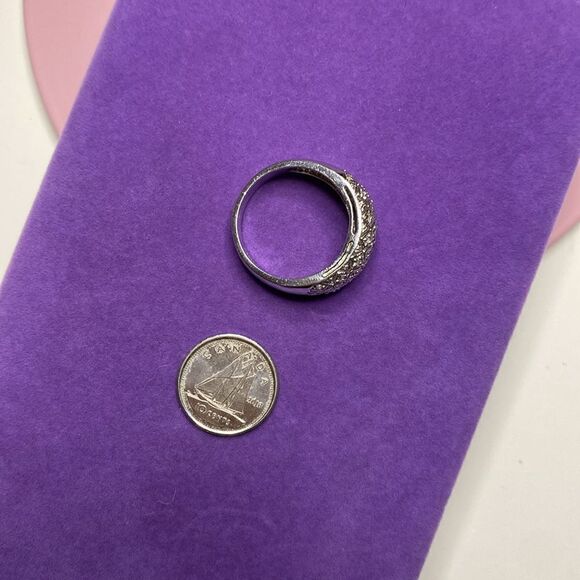 💛 Classic 925 Diamond Dome Statement Ring - Picture 4 of 7
